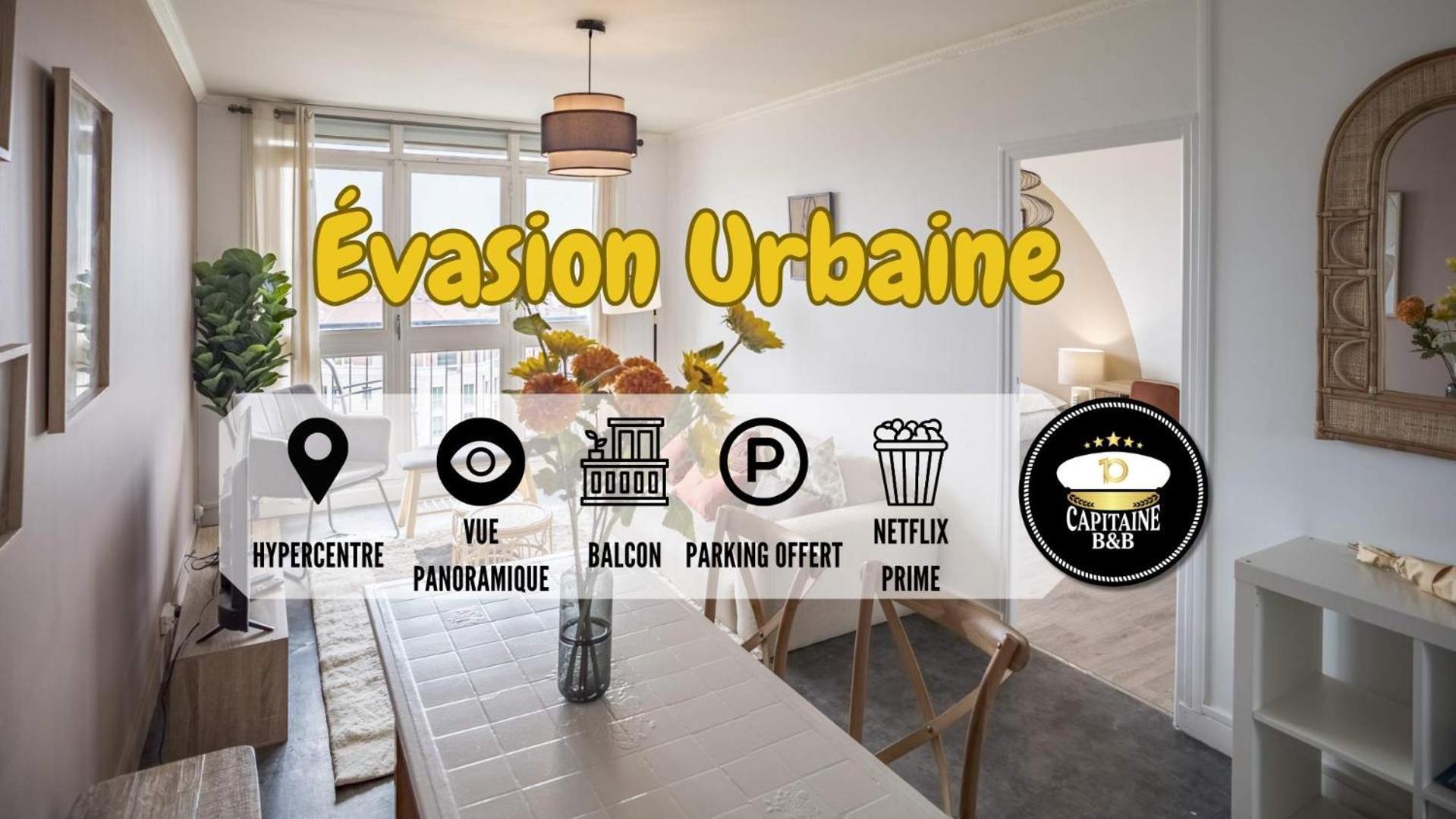 Evasion Urbaine - Vue Panoramique - Proche Gare Apartment Troyes Exterior photo
